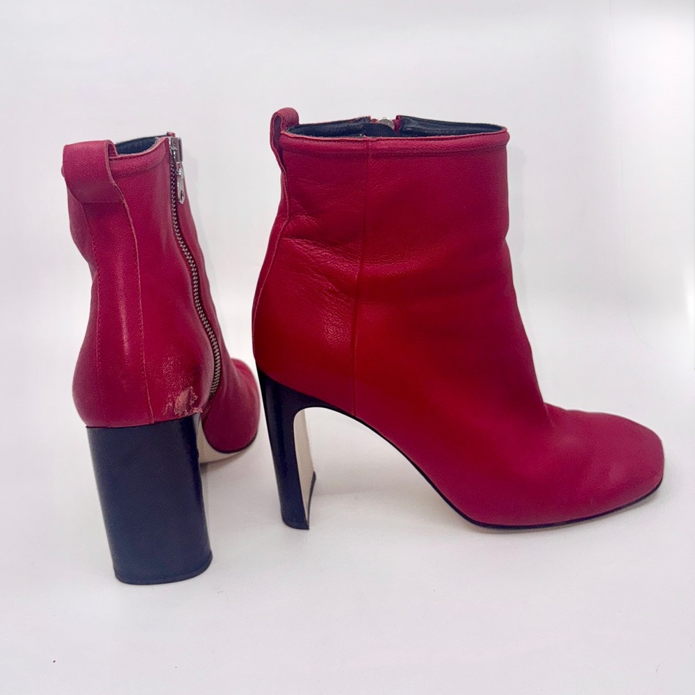 Rag & Bone Red Heeled Ellis Boots
